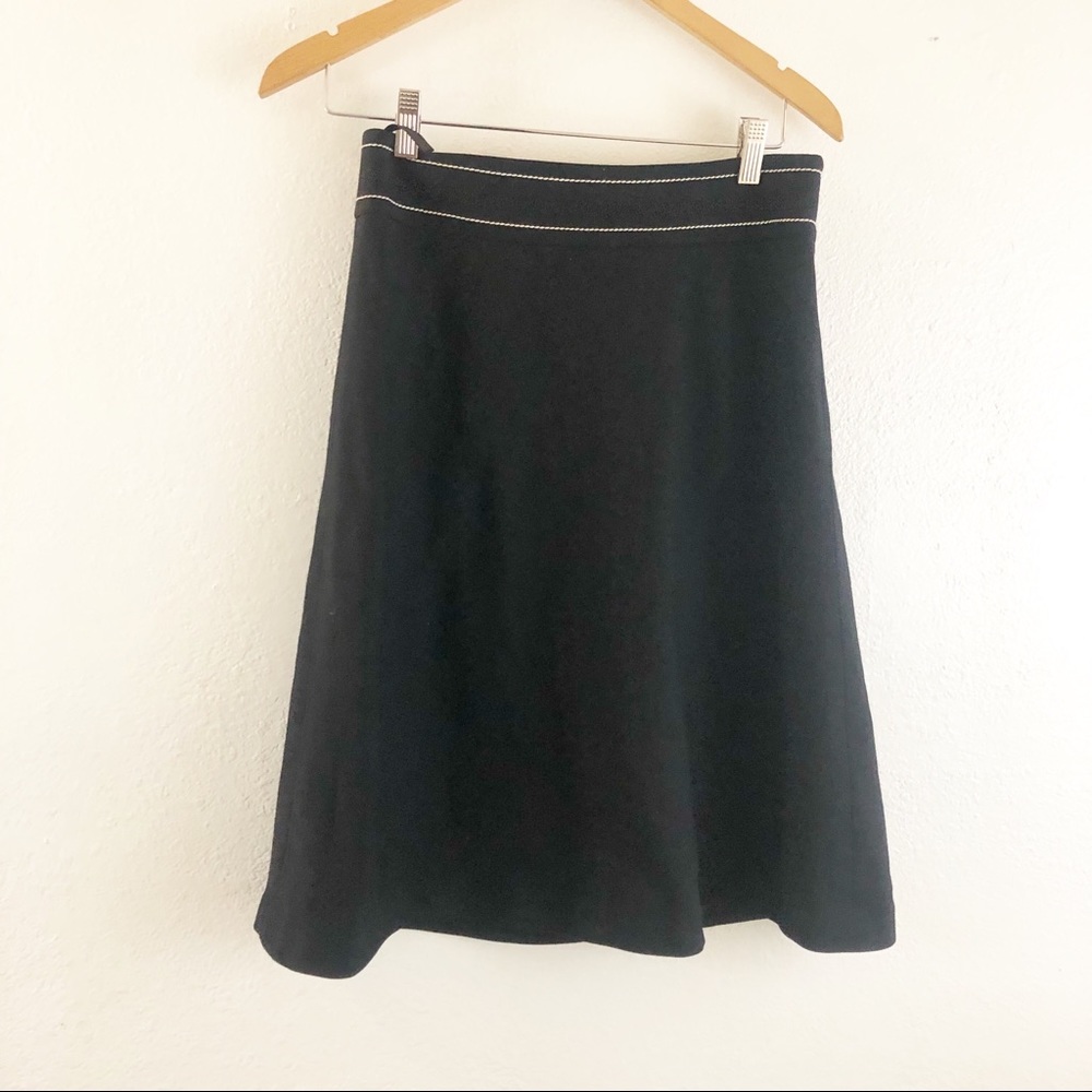 Banana Republic black wool skirt size 6